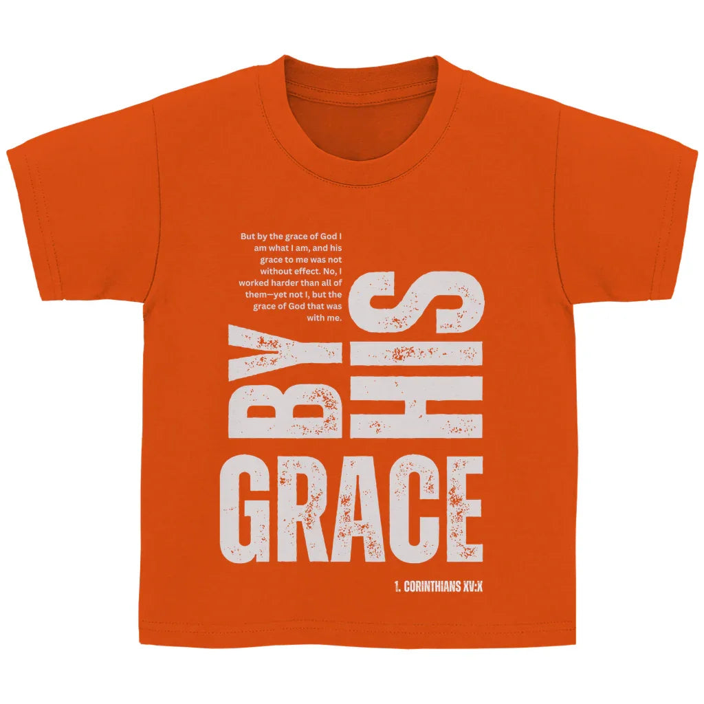 Kinder T-Shirt „Grace“ – Christliches Basic Shirt für Jungen & Mädchen | byGraceStore