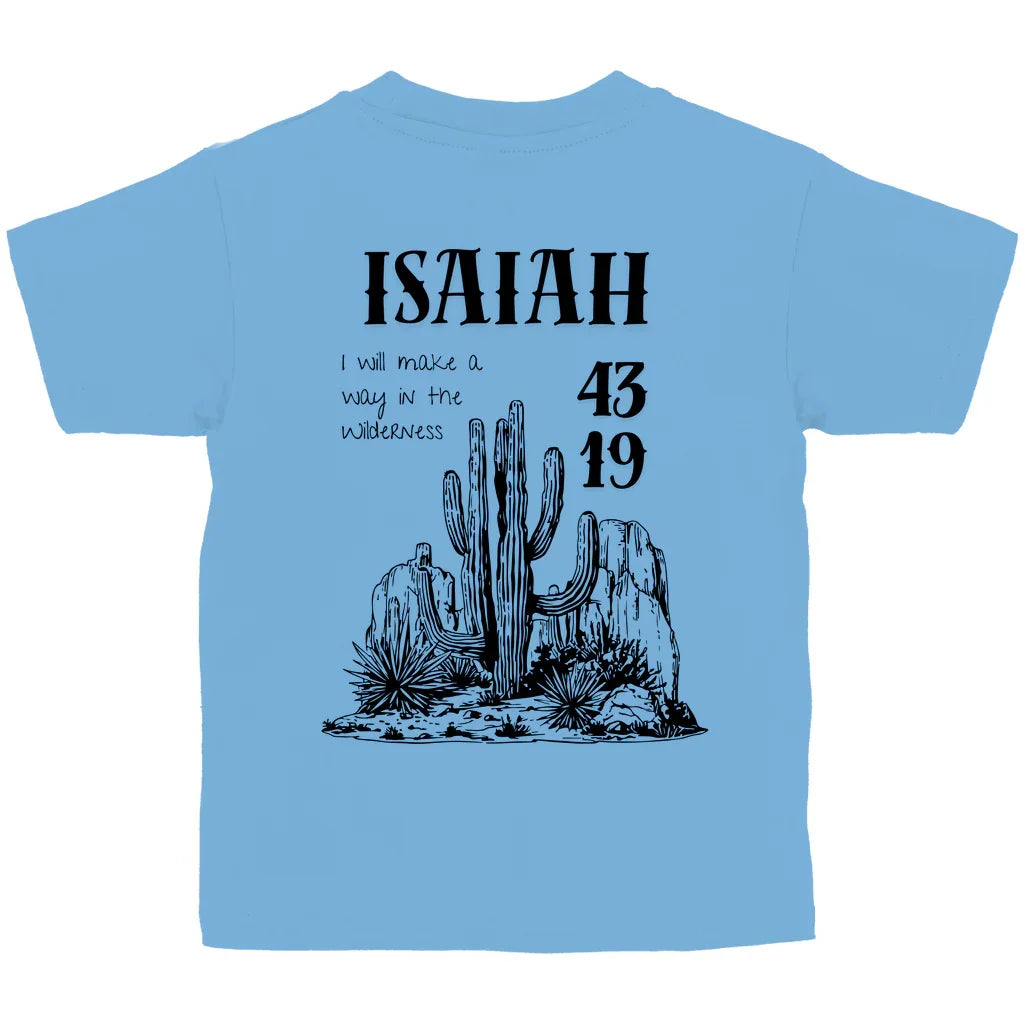 Kinder T-Shirt „Isaiah 43:19“ – Christliches Bibelvers Shirt aus Bio-Baumwolle | byGraceStore