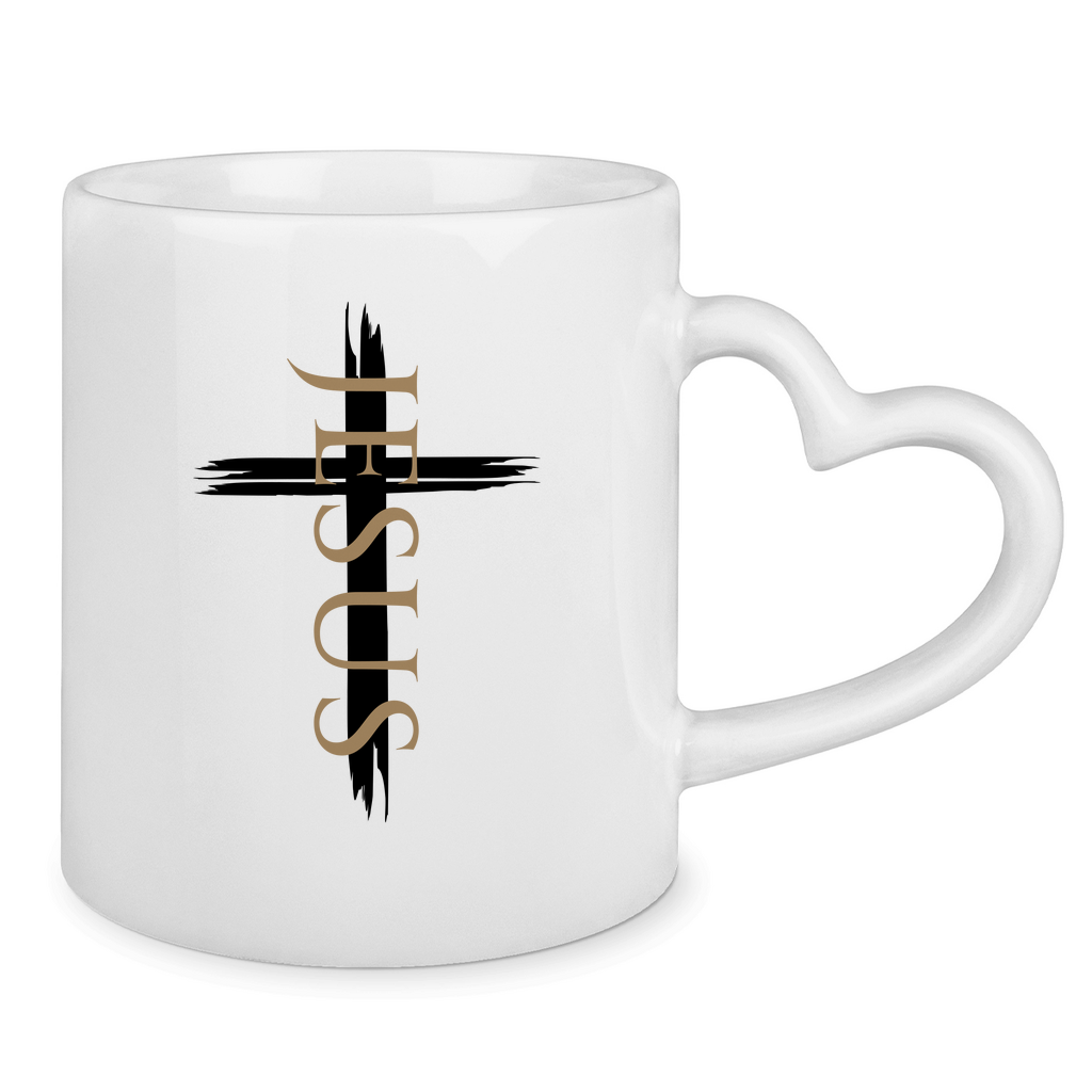 Tasse mit Herzhenkel