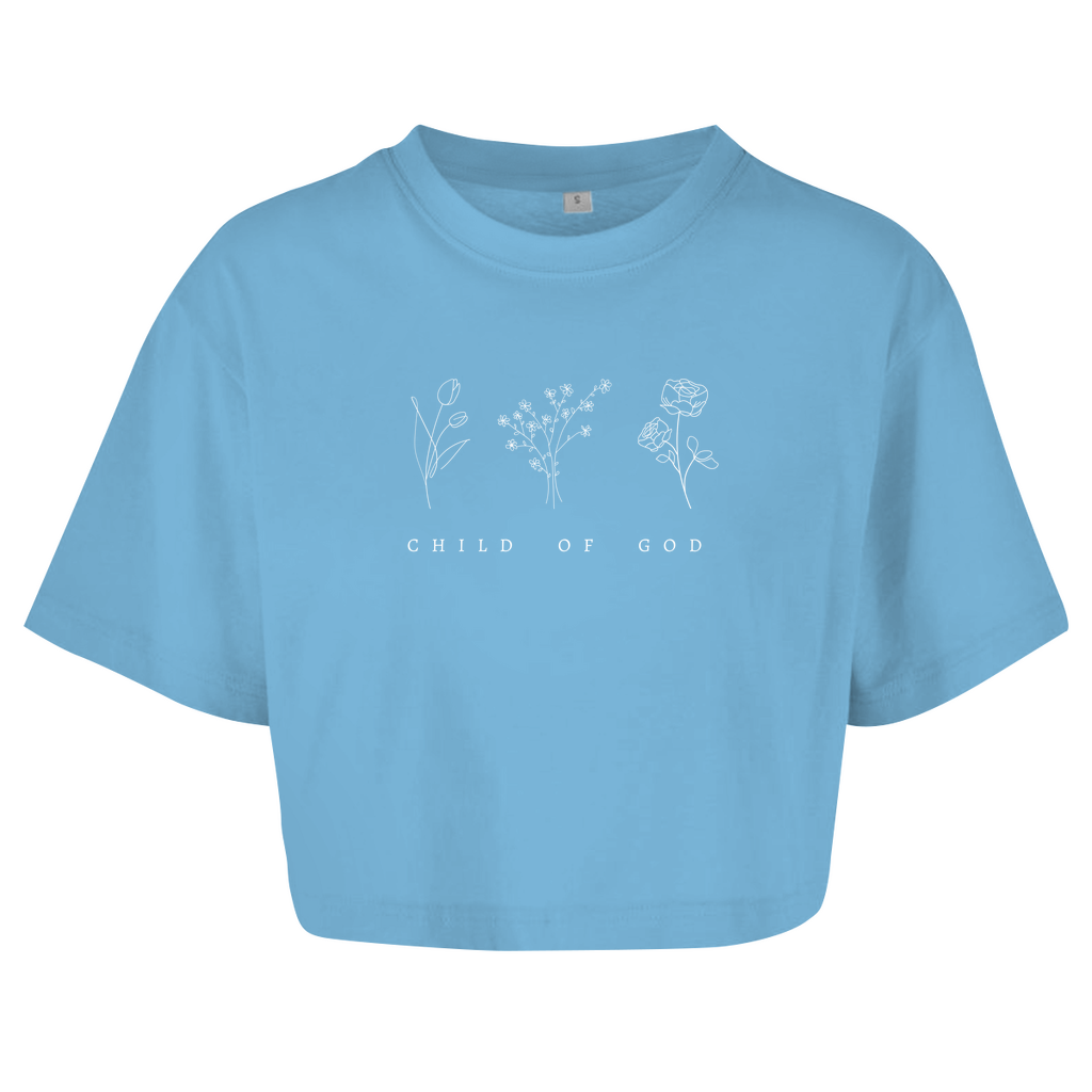 Damen Oversize Crop Top
