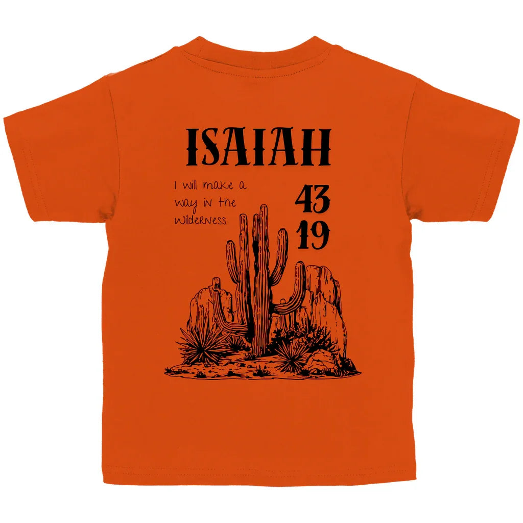 Kinder T-Shirt „Isaiah 43:19“ – Christliches Bibelvers Shirt aus Bio-Baumwolle | byGraceStore
