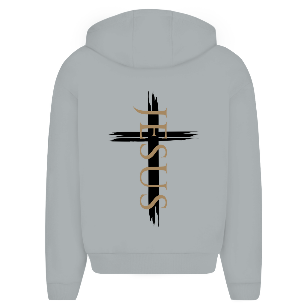 Herren Oversize Zipper Hoodie