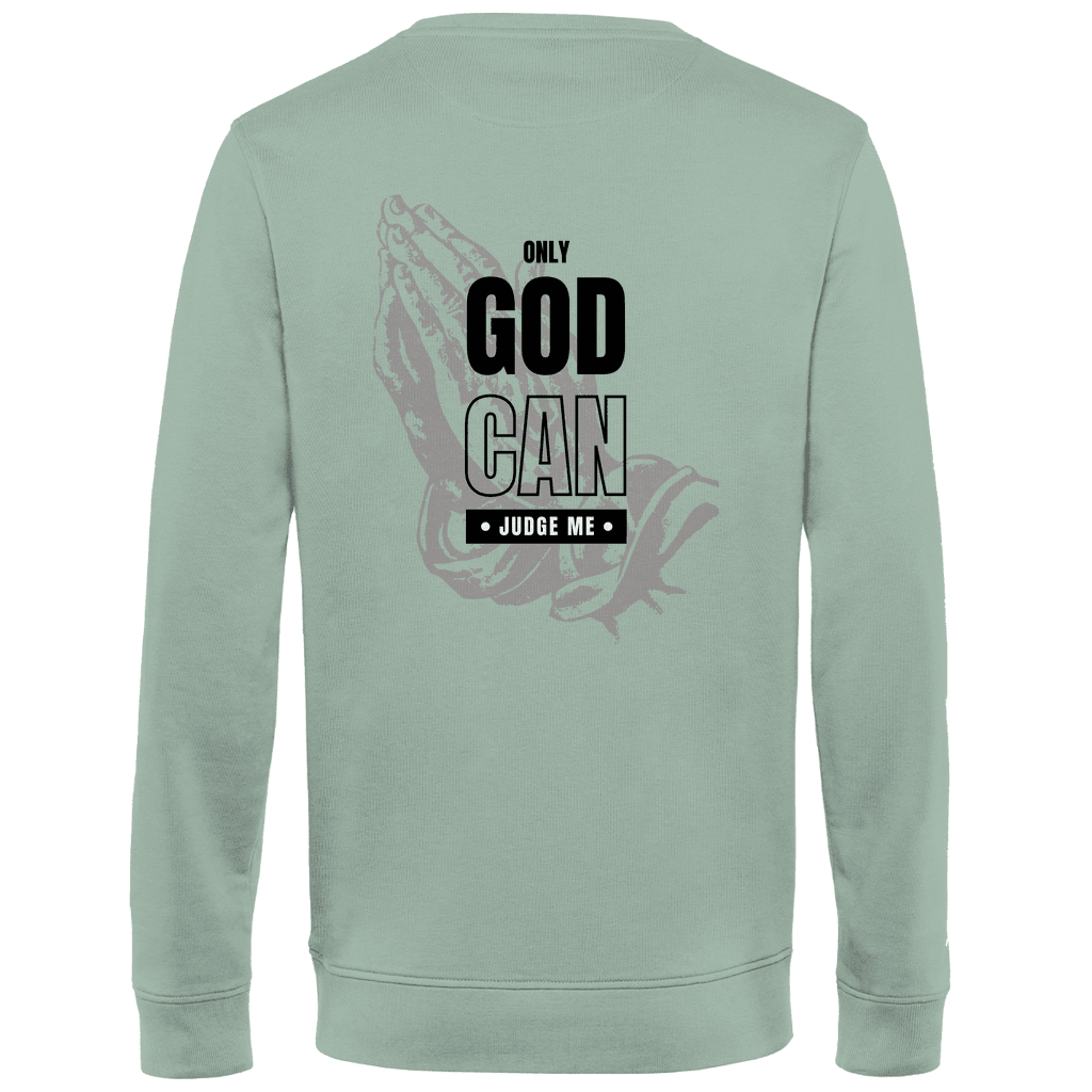 Herren Premium Bio Sweatshirt "Judge me" - by-grace.store