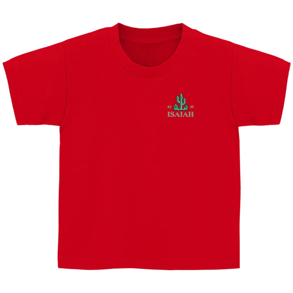 Kinder T-Shirt „Isaiah 43:19“ – Christliches Bio-Baumwolle Shirt mit Bibelvers | byGraceStore