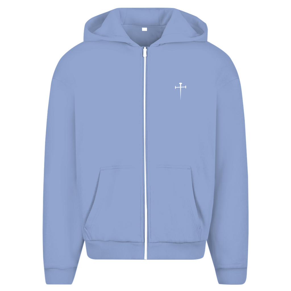 Herren Oversize Zipper Hoodie
