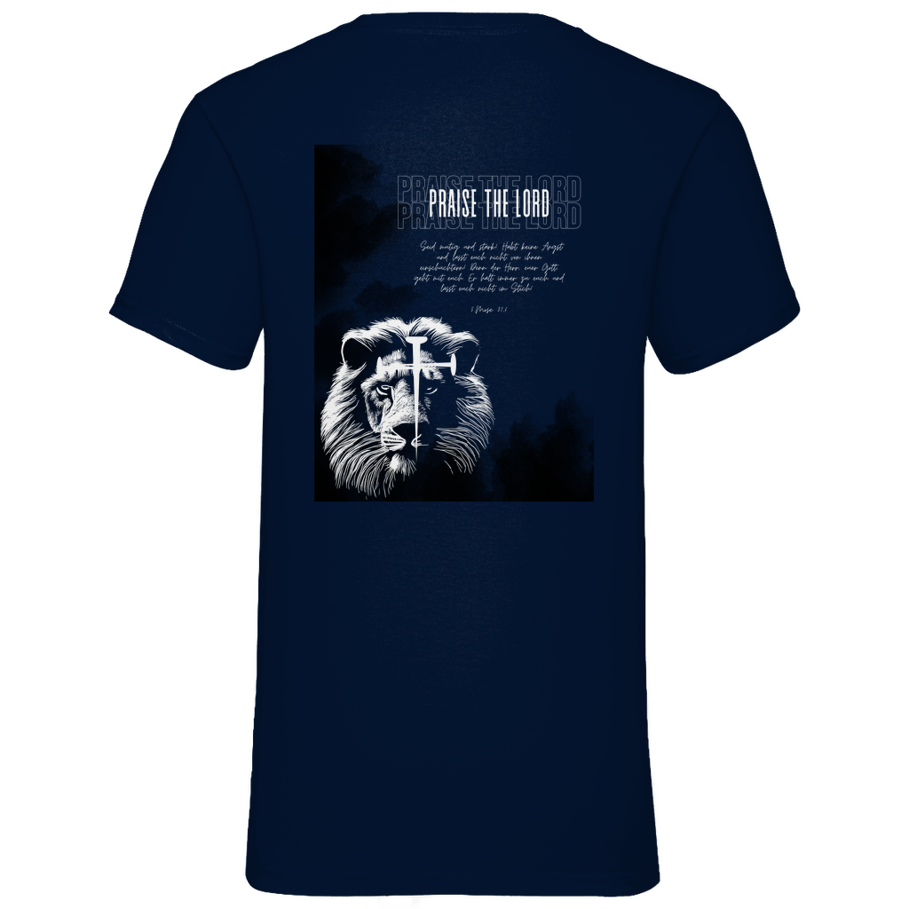 Herren Basic V-Neck T-Shirt