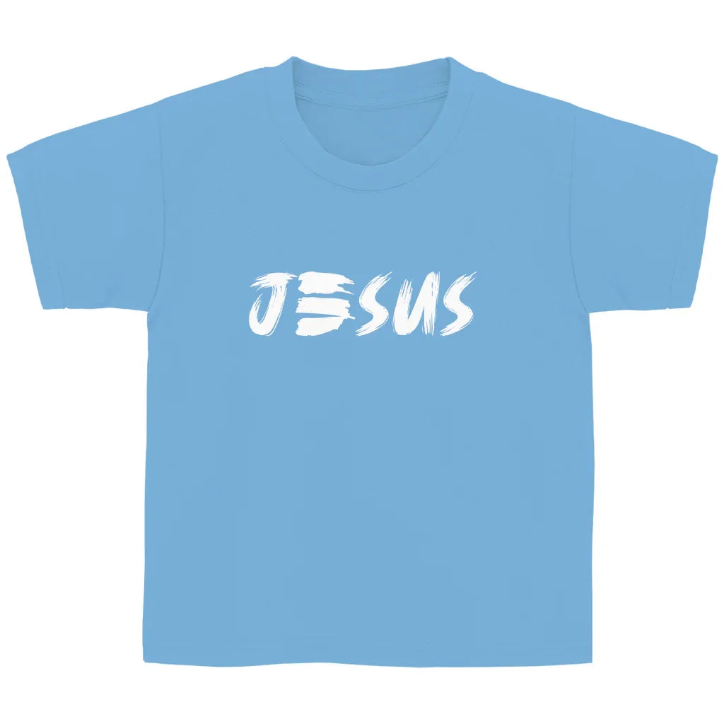 Kinder T-Shirt „JESUS“ – Christliches Statement Shirt für Jungen & Mädchen | byGraceStore