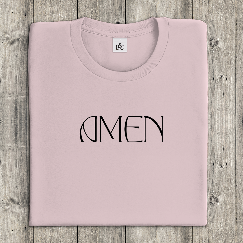 Christliches Damen T-Shirt »Amen« – Glaubens-Statement | by-grace.store