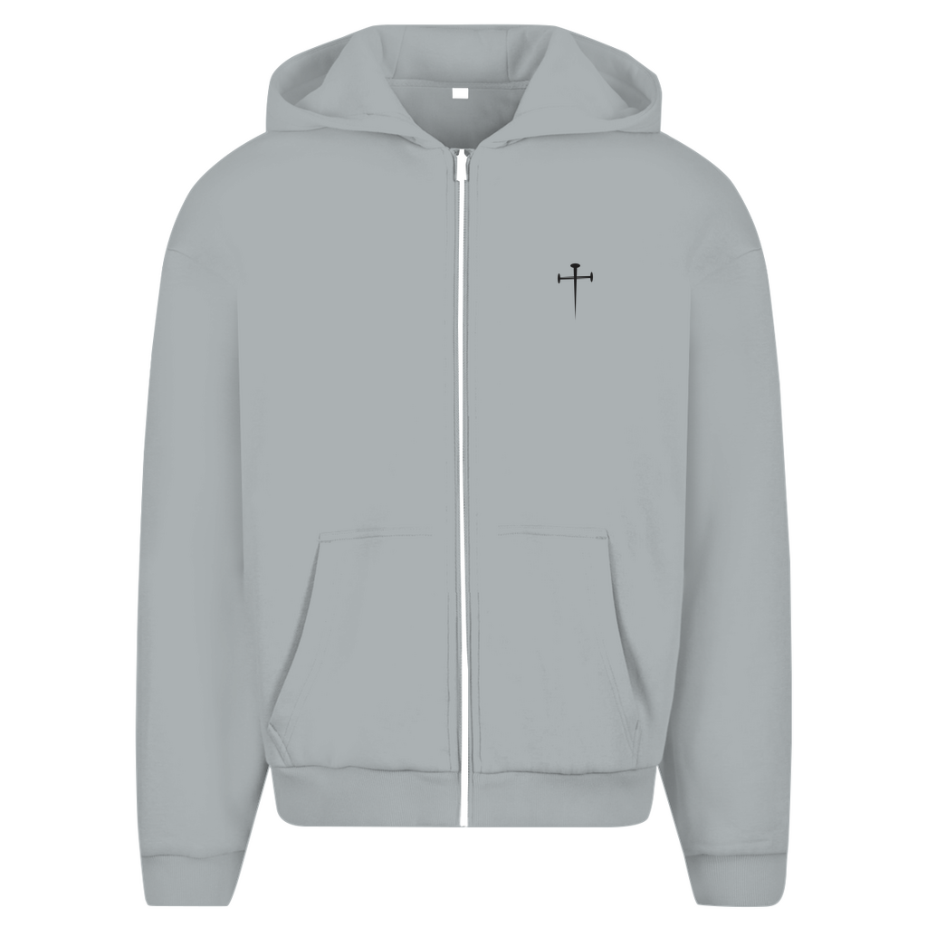 Herren Oversize Zipper Hoodie