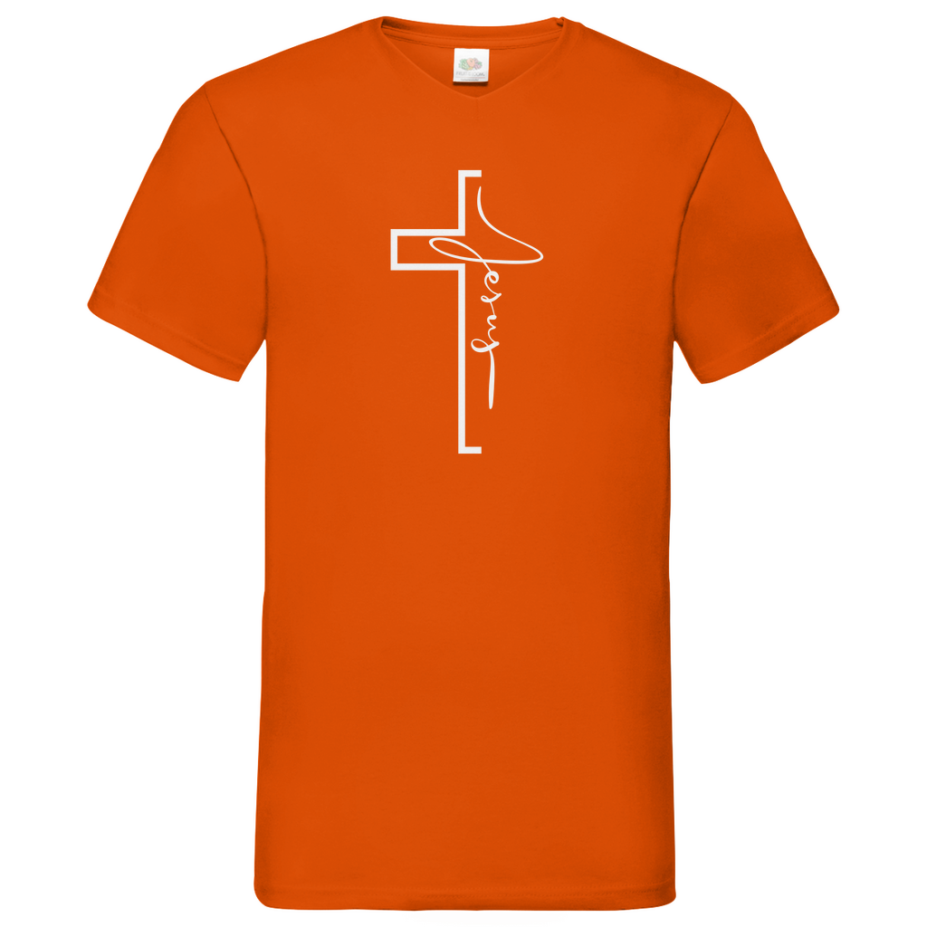 Herren Basic V-Neck T-Shirt