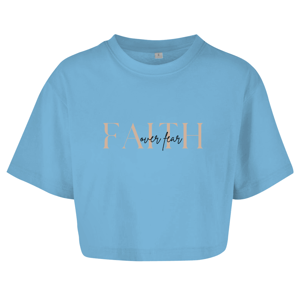 Damen Oversize Crop Top