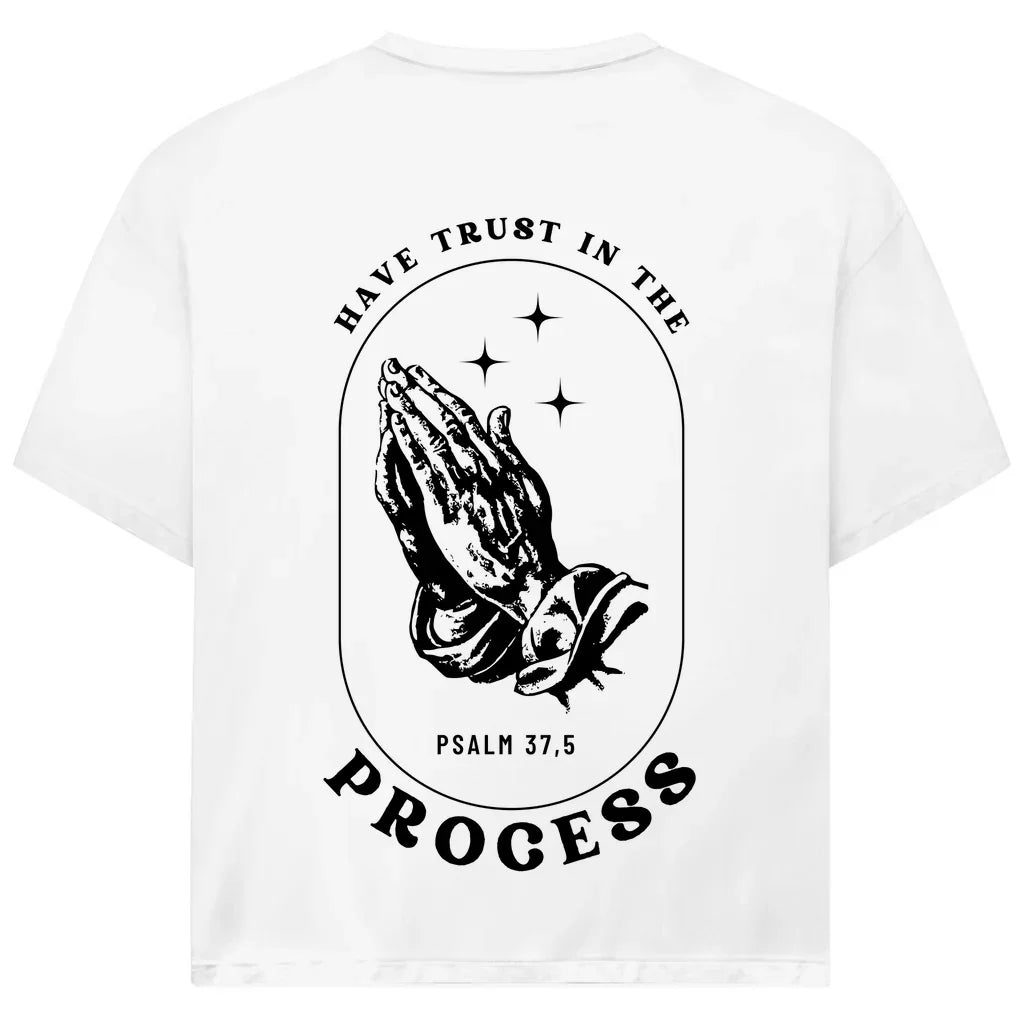 Trust the Process Oversize T-Shirt | Psalm 37:5 | Unisex Bio-Baumwolle