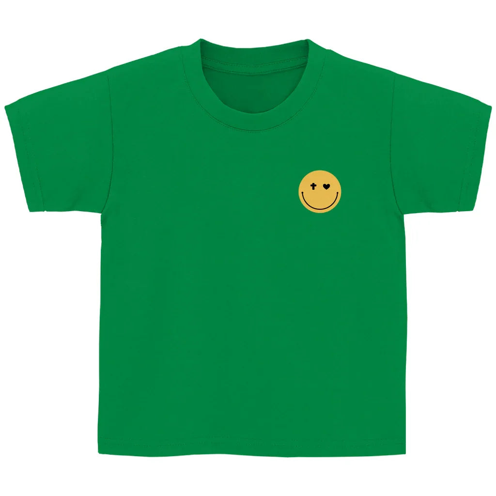 Kinder T-Shirt „He is God“ – Christliches Basic Shirt für Jungen & Mädchen | byGraceStore