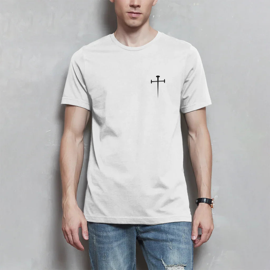 Herren T-Shirt Kreuz - by-grace.store