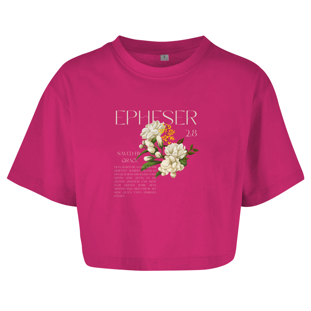 Damen Oversize Crop Top