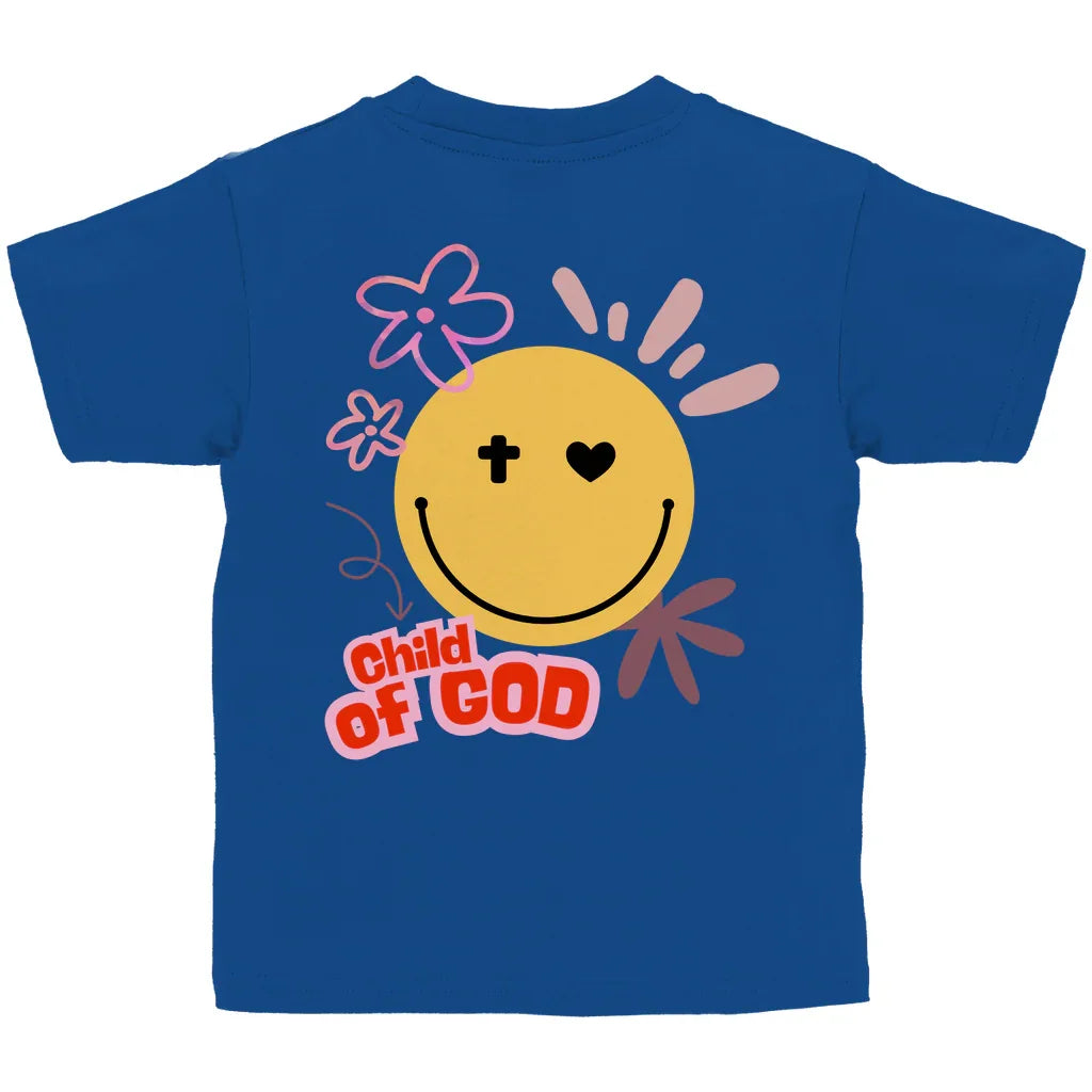 Kinder T-Shirt „Child of God“ – Christliches Basic Shirt für Jungen & Mädchen | byGraceStore