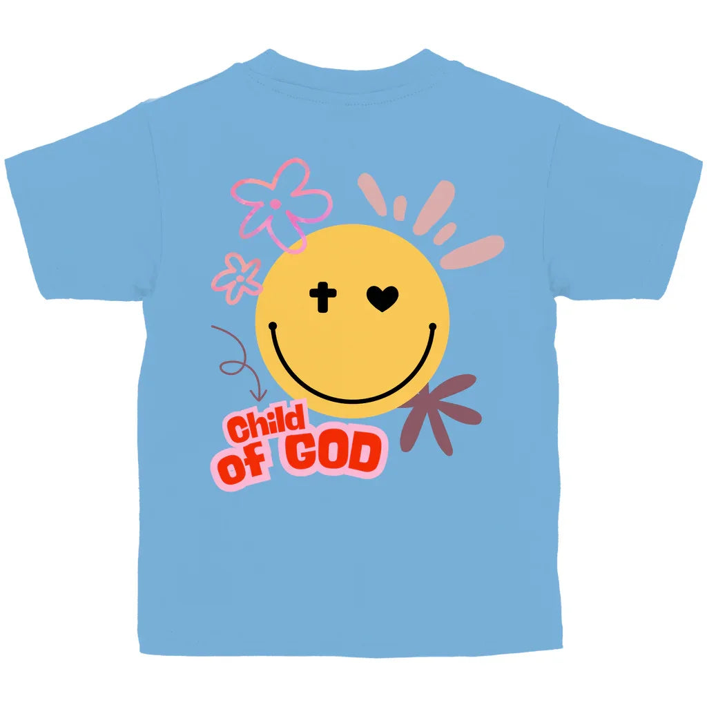 Kinder T-Shirt „Child of God“ – Christliches Basic Shirt für Jungen & Mädchen | byGraceStore
