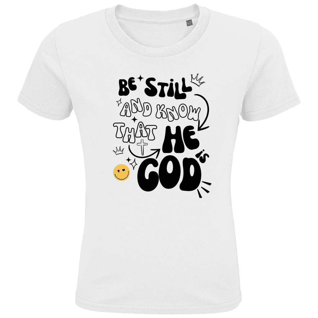 Kids Premium Bio T-Shirt "He is God" - by-grace.store