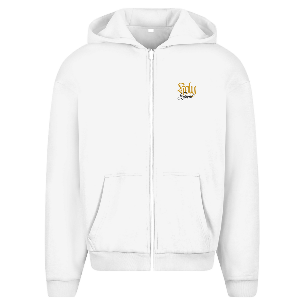 Herren Oversize Zipper Hoodie