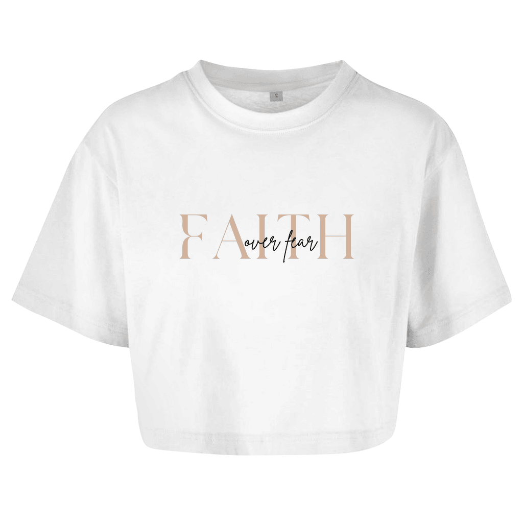 Damen Oversize Crop Top