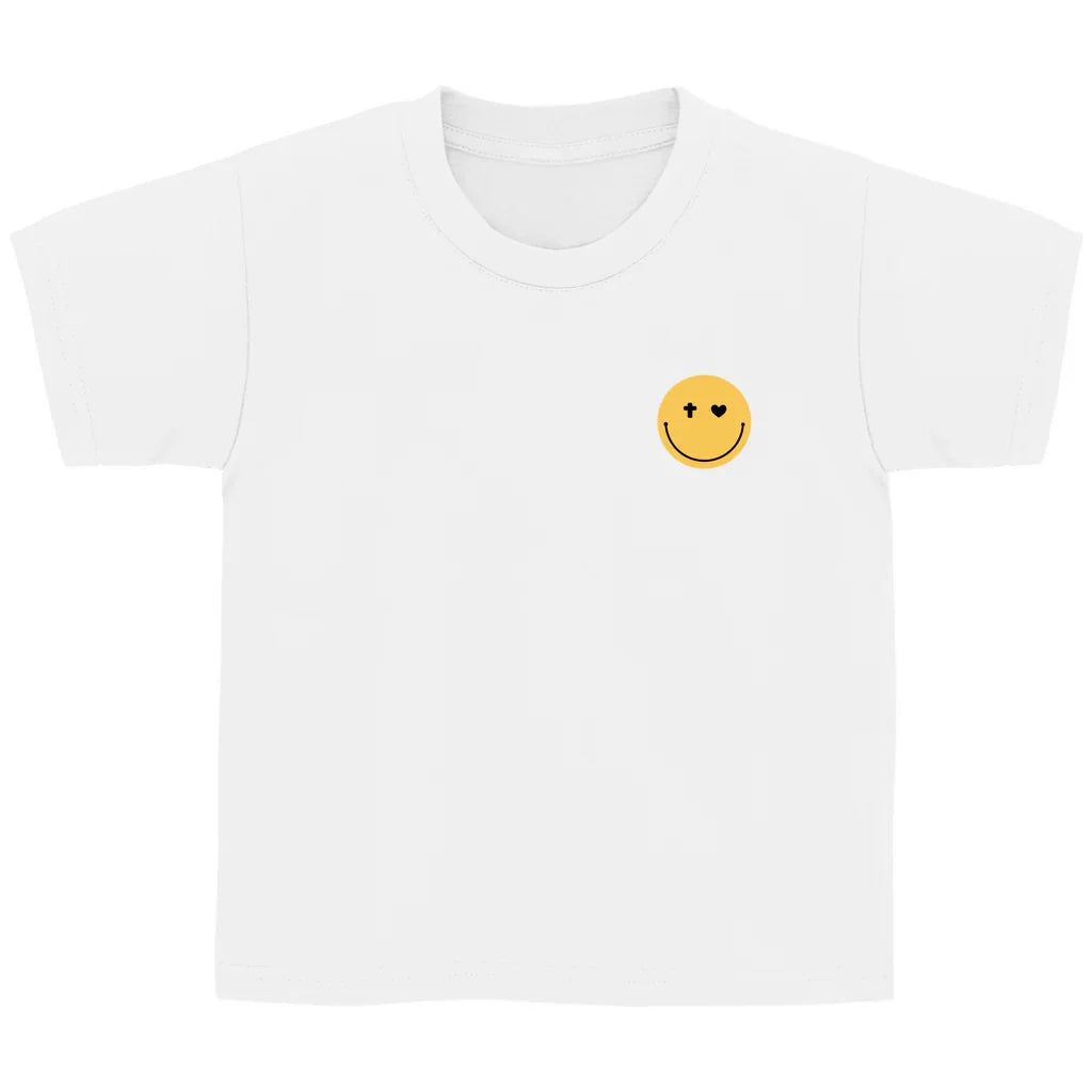 Kinder T-Shirt „He is God“ – Christliches Basic Shirt für Jungen & Mädchen | byGraceStore