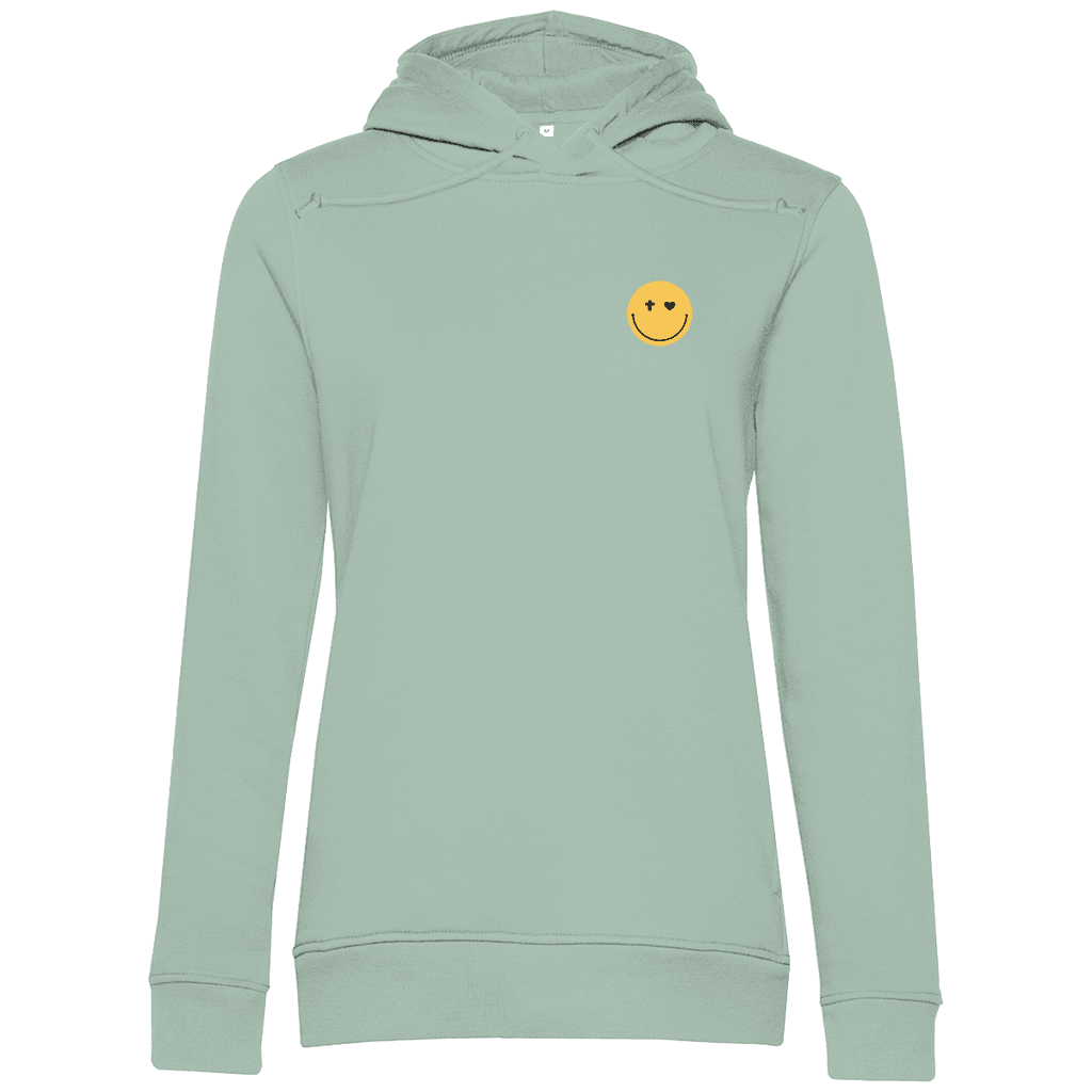 Damen Premium Bio Hoodie "He is God" - by-grace.store