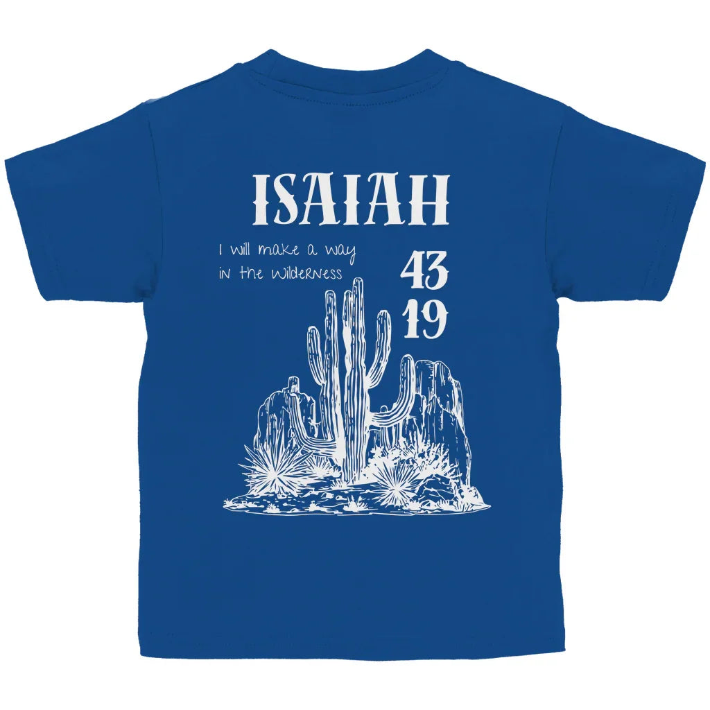Kinder T-Shirt „Isaiah 43:19“ – Christliches Bibelvers Shirt aus Bio-Baumwolle | byGraceStore