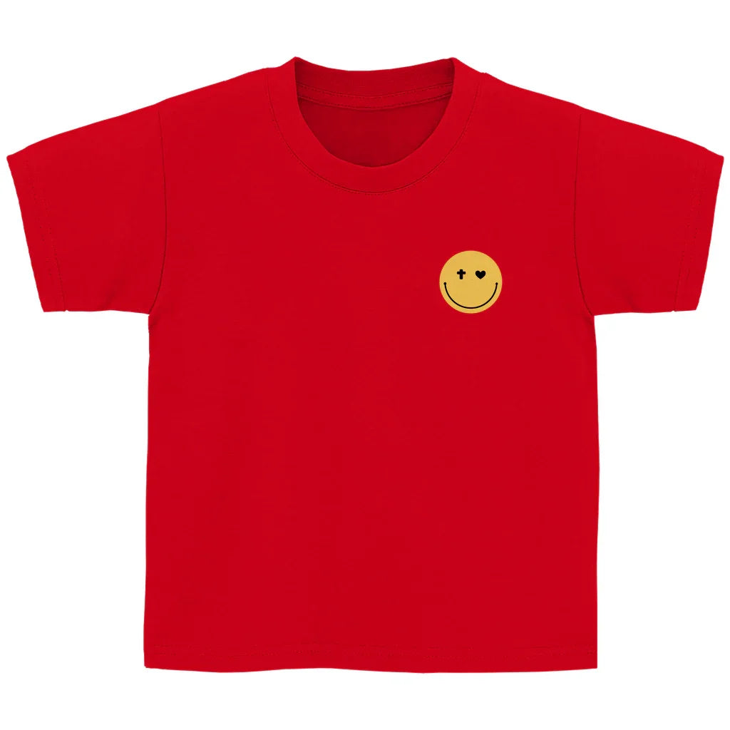 Kinder T-Shirt „He is God“ – Christliches Basic Shirt für Jungen & Mädchen | byGraceStore