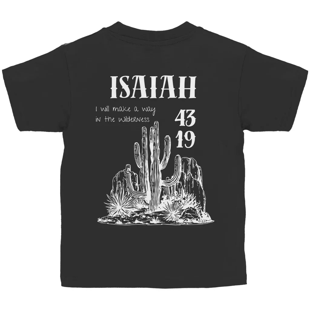 Kinder T-Shirt „Isaiah 43:19“ – Christliches Bibelvers Shirt aus Bio-Baumwolle | byGraceStore