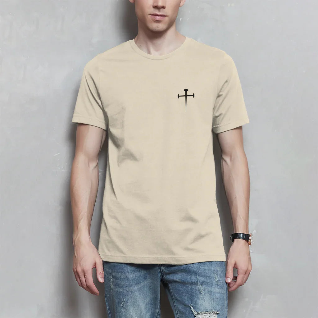 Herren T-Shirt Kreuz - by-grace.store