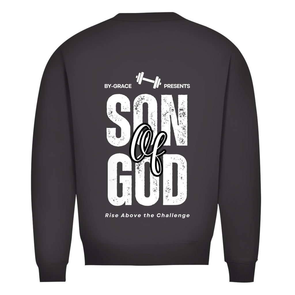 Herren Premium Bio Sweatshirt "Son of God" - by-grace.store