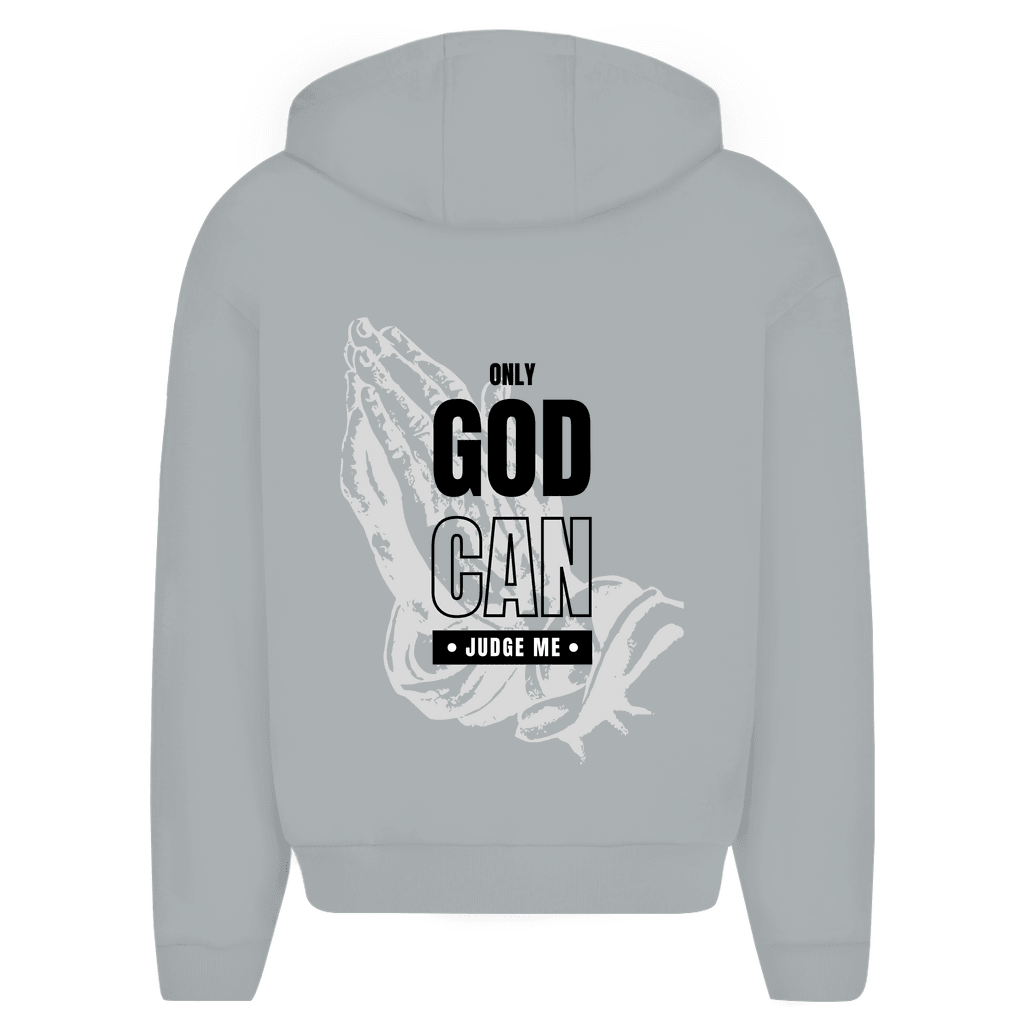 Herren Oversize Zipper Hoodie