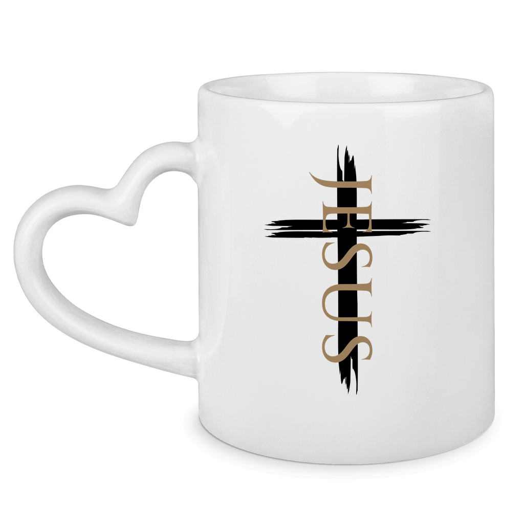 Tasse mit Herzhenkel