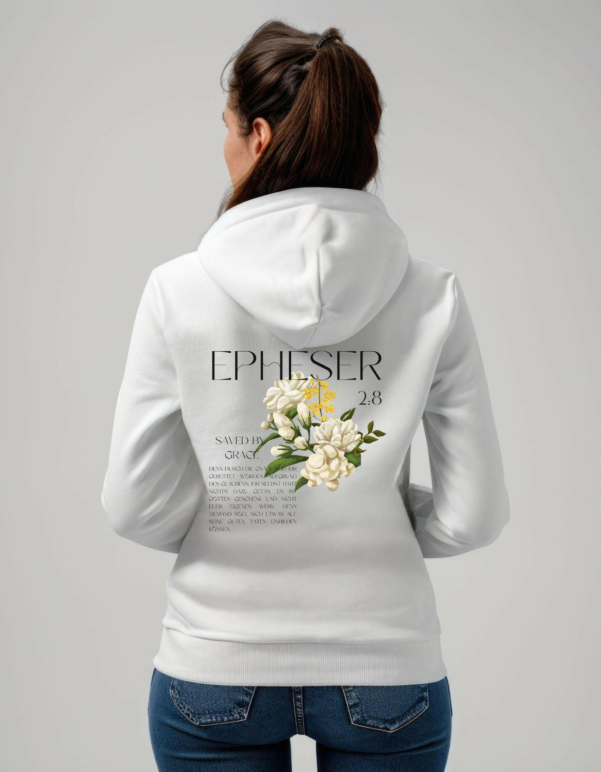 Damen Premium Bio Hoodie "Epheser" - by-grace.store