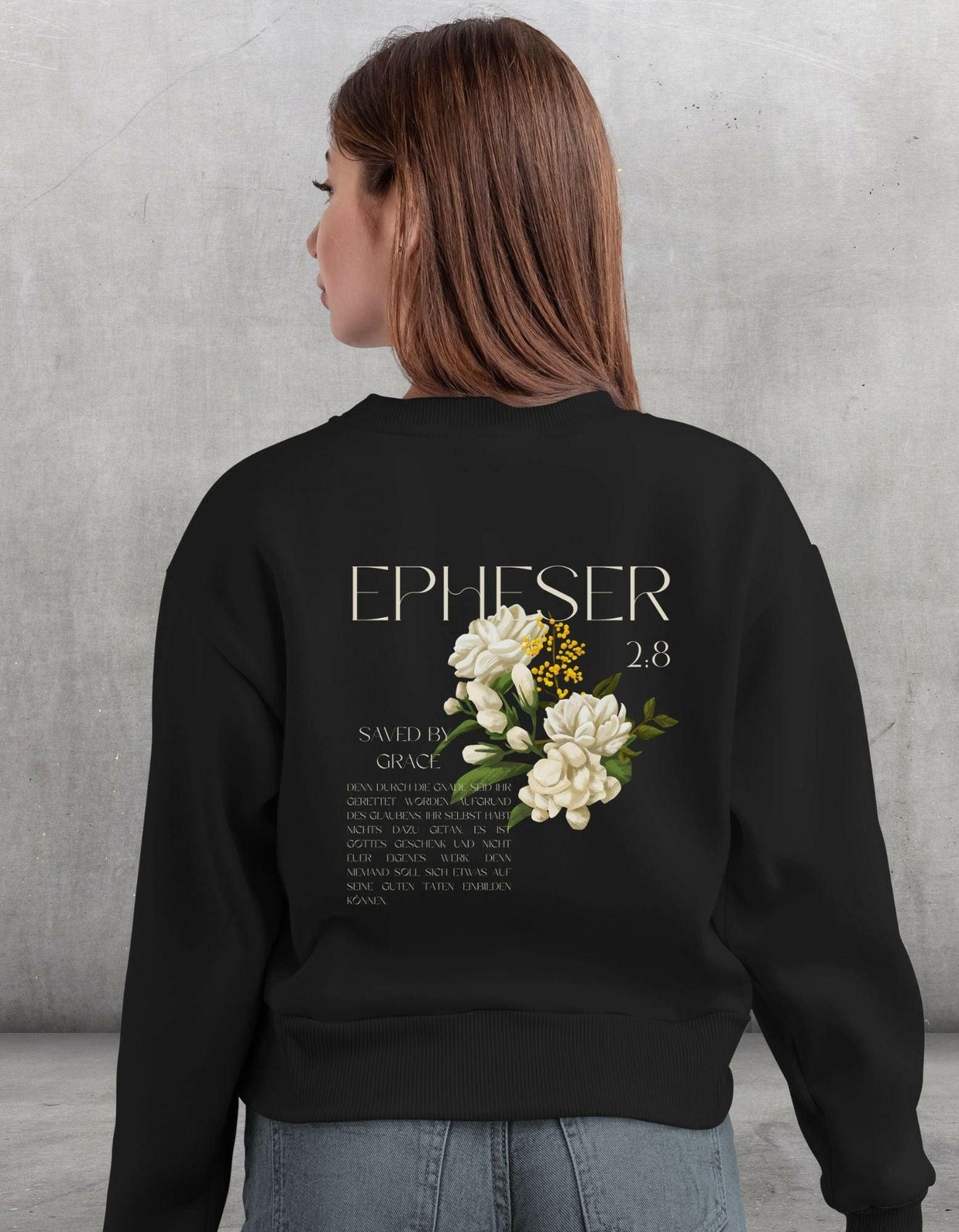 Damen Premium Bio Sweatshirt "Epheser" - by-grace.store