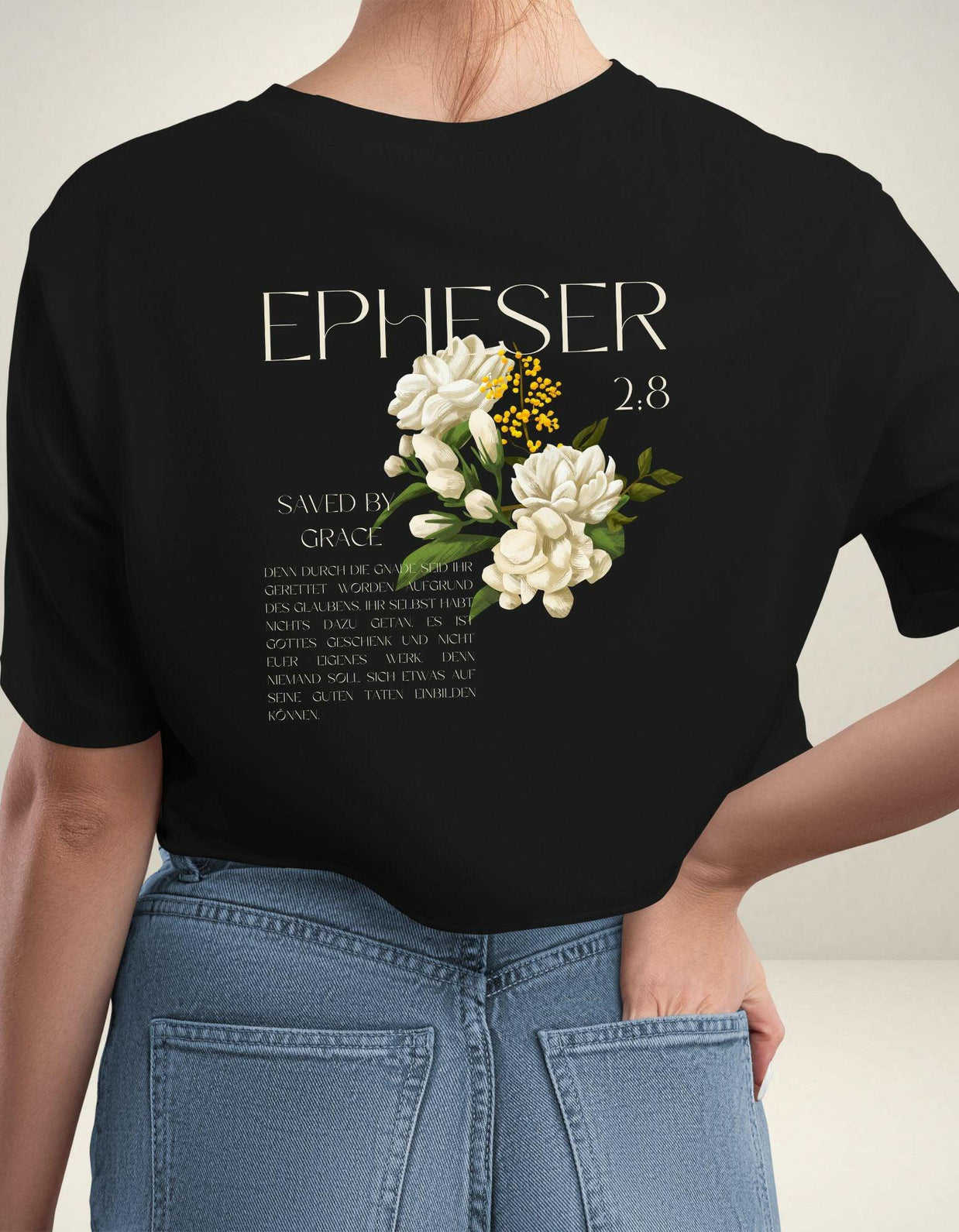 Damen Oversize Crop Top "Epheser" - by-grace.store