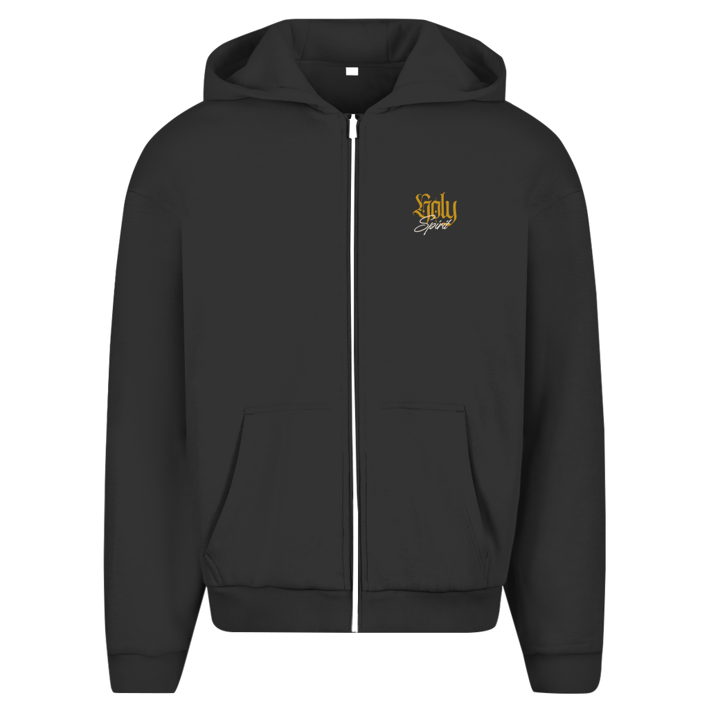Herren Oversize Zipper Hoodie