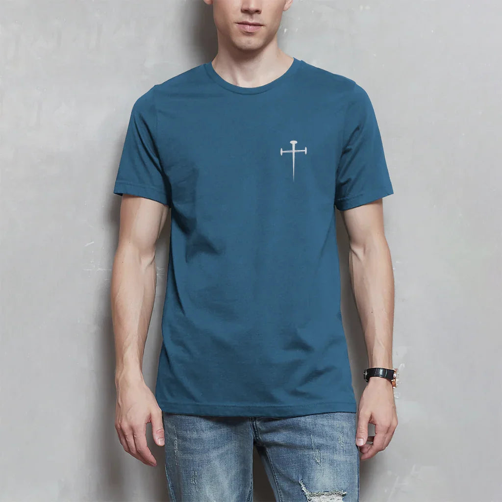 Herren T-Shirt Kreuz - by-grace.store