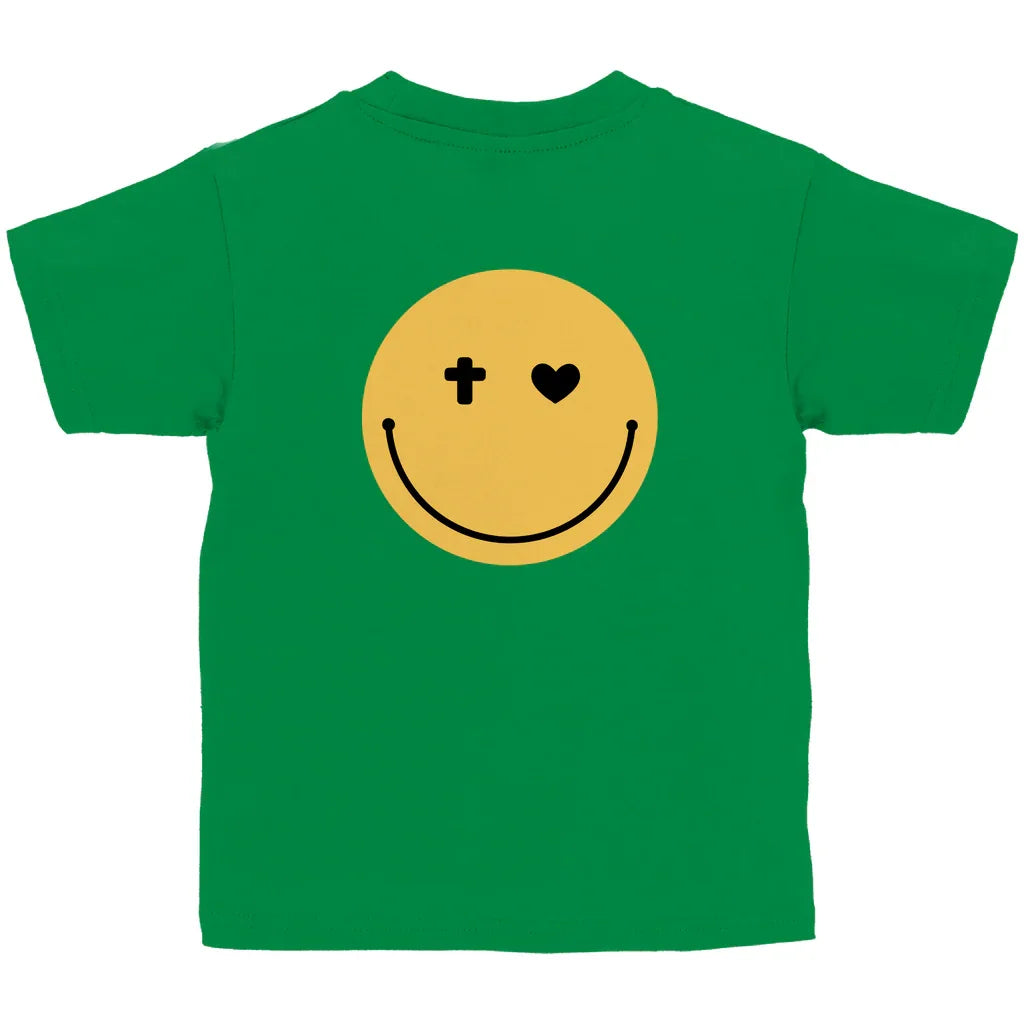 Kinder T-Shirt „Smiley“ – Christliches Motivshirt für Jungen & Mädchen | byGraceStore