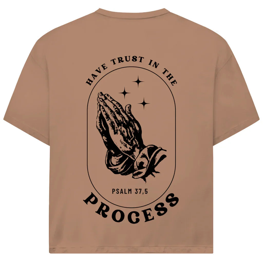 Trust the Process Oversize T-Shirt | Psalm 37:5 | Unisex Bio-Baumwolle