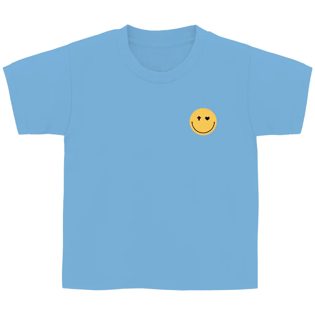 Kinder T-Shirt „He is God“ – Christliches Basic Shirt für Jungen & Mädchen | byGraceStore