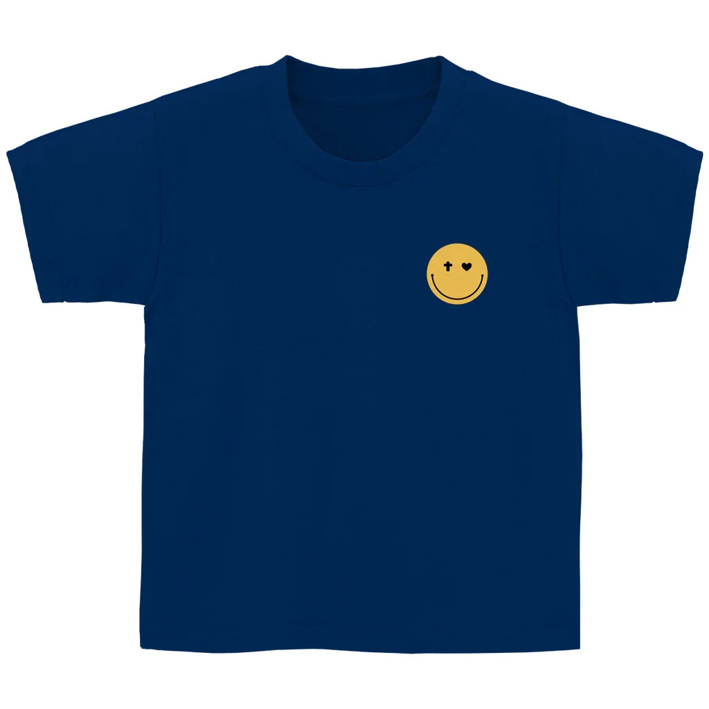 Kinder T-Shirt „He is God“ – Christliches Basic Shirt für Jungen & Mädchen | byGraceStore