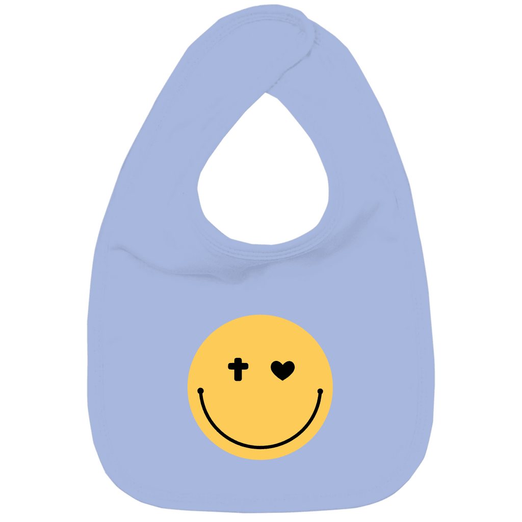 Kinder Bio Lätzchen "Smiley" - by-grace.store