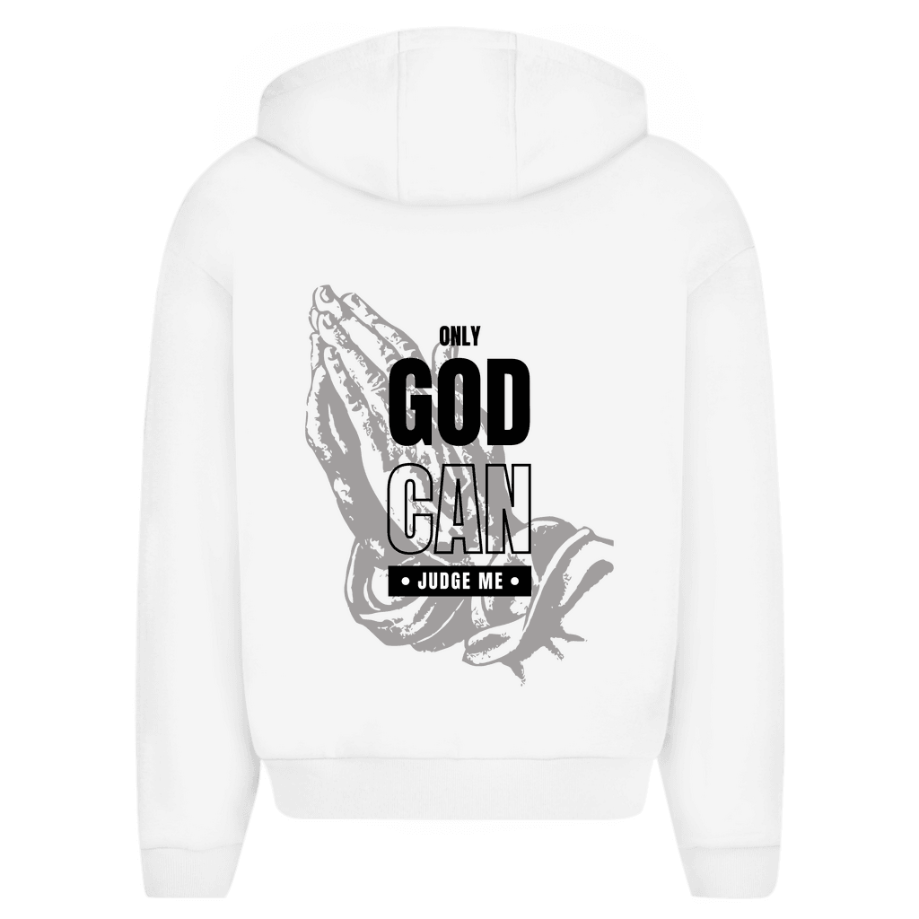 Herren Oversize Zipper Hoodie