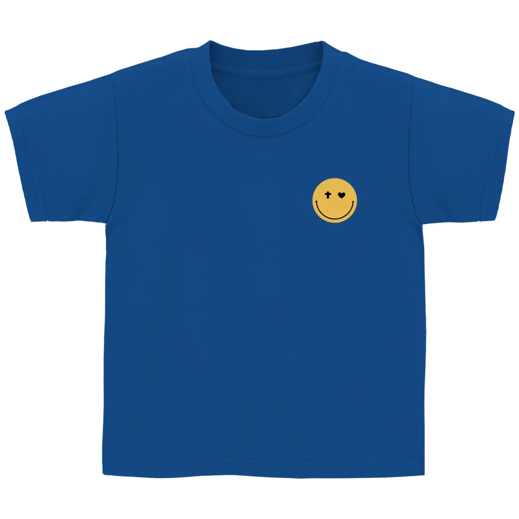 Kinder T-Shirt „He is God“ – Christliches Basic Shirt für Jungen & Mädchen | byGraceStore