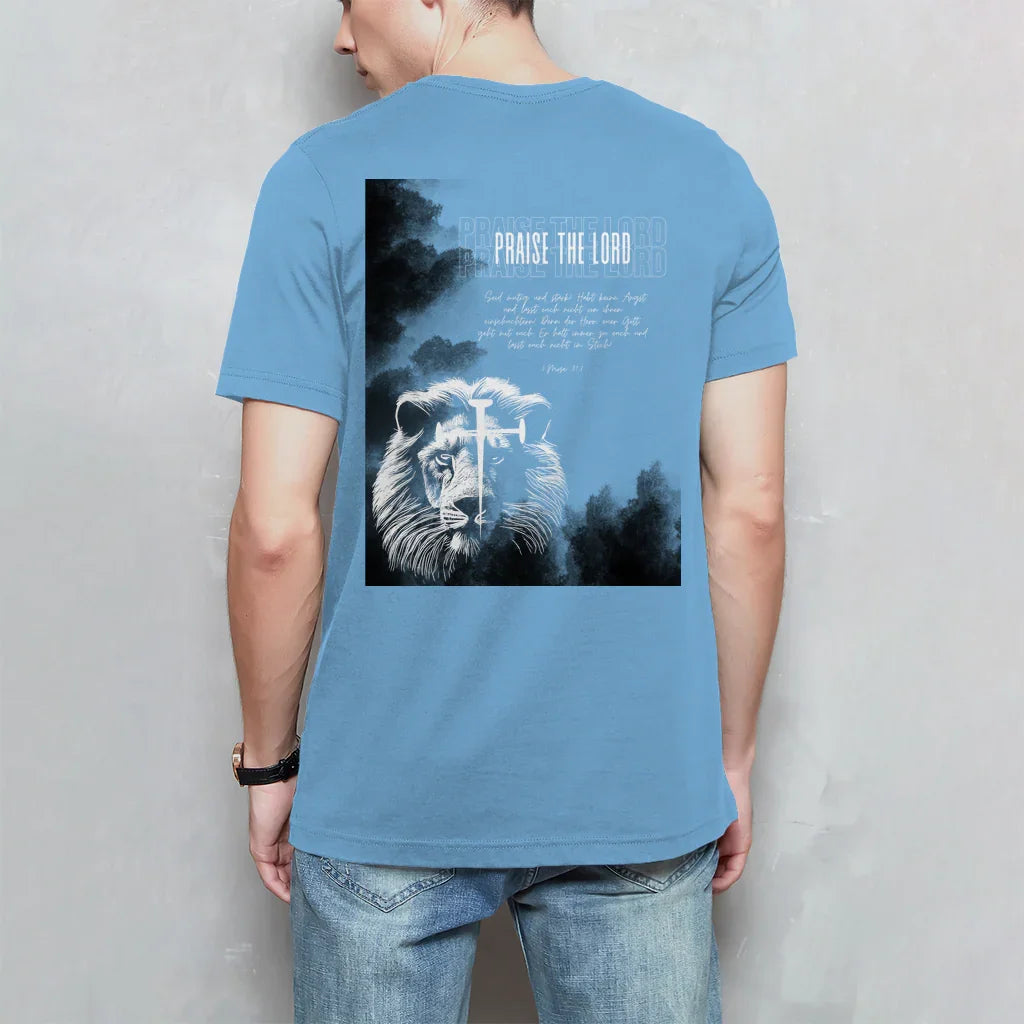 Herren T-Shirt Kreuz - by-grace.store