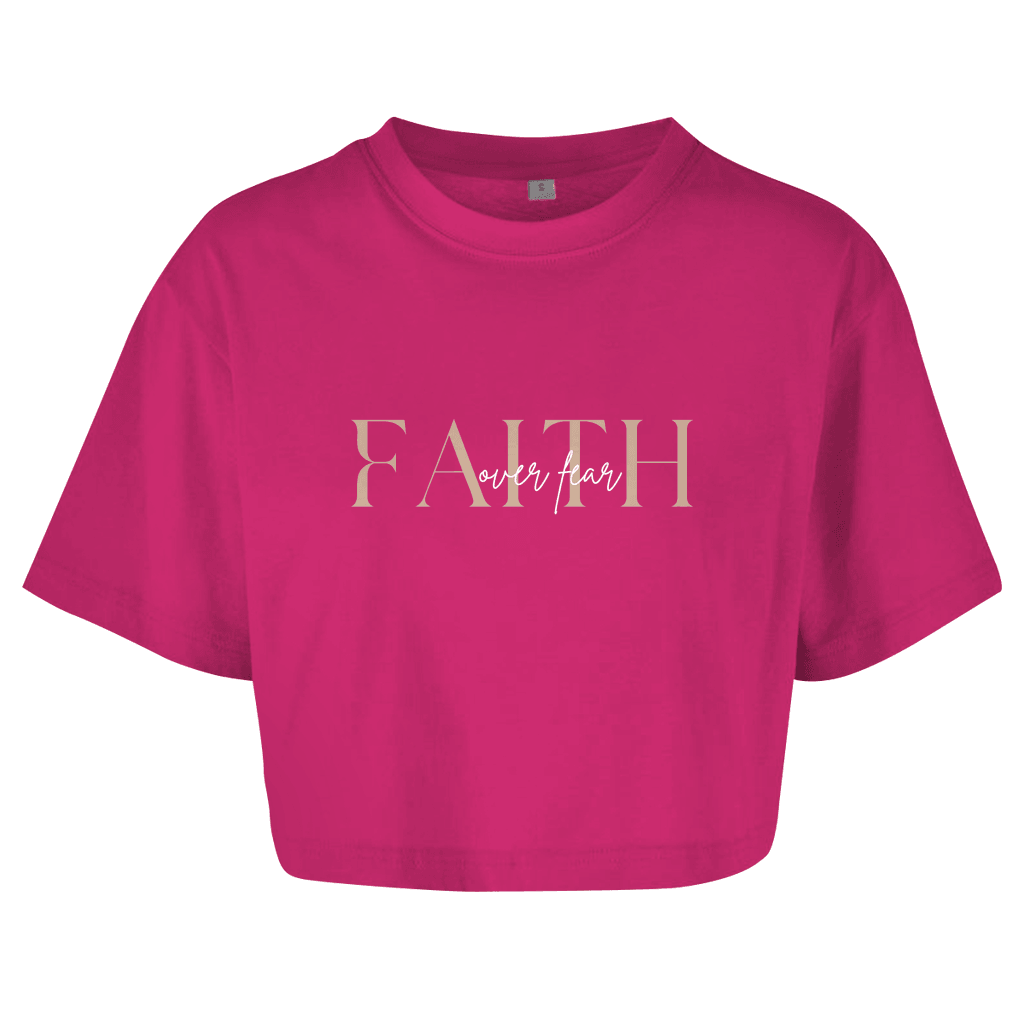 Damen Oversize Crop Top