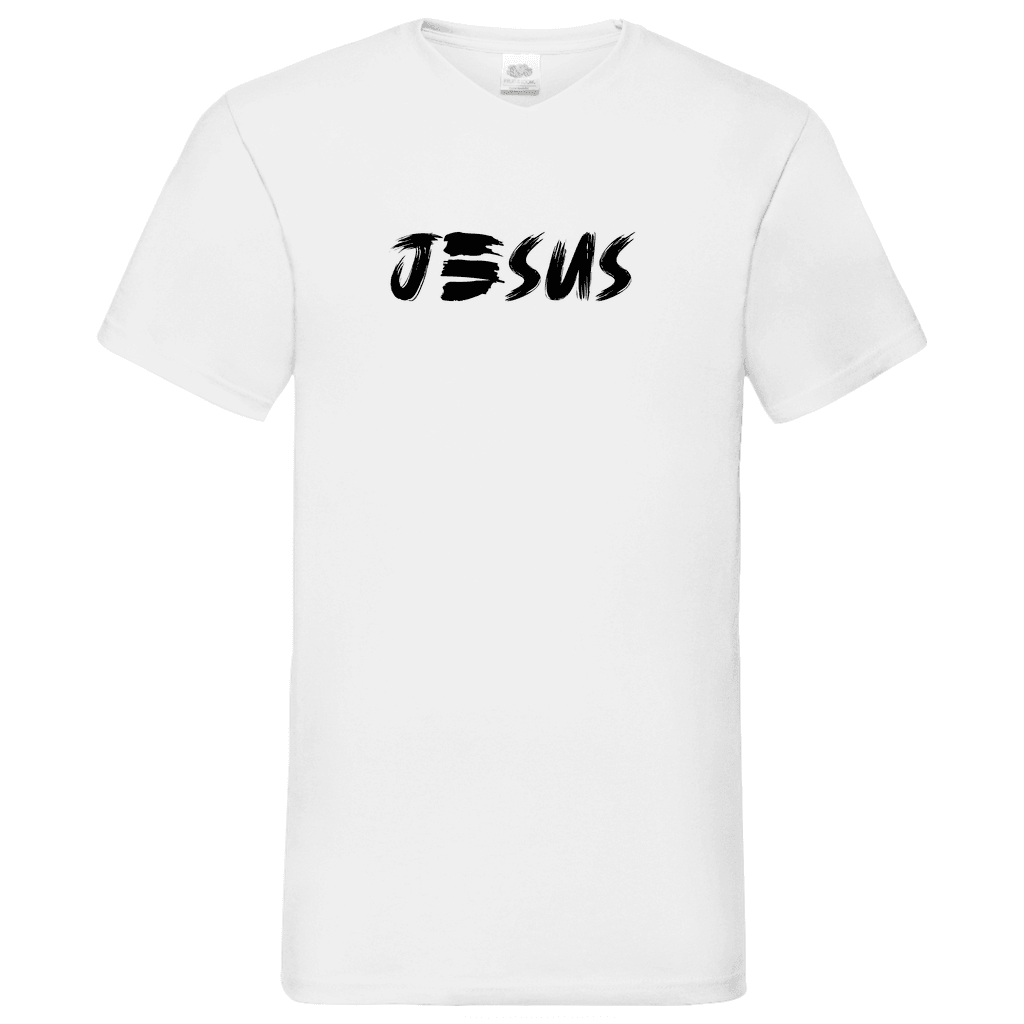 Herren Basic V-Neck T-Shirt