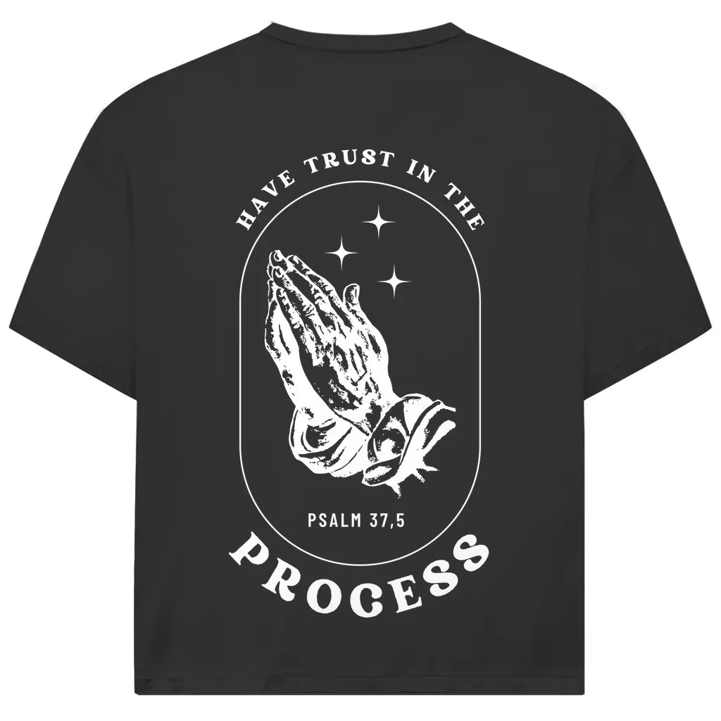 Trust the Process Oversize T-Shirt | Psalm 37:5 | Unisex Bio-Baumwolle