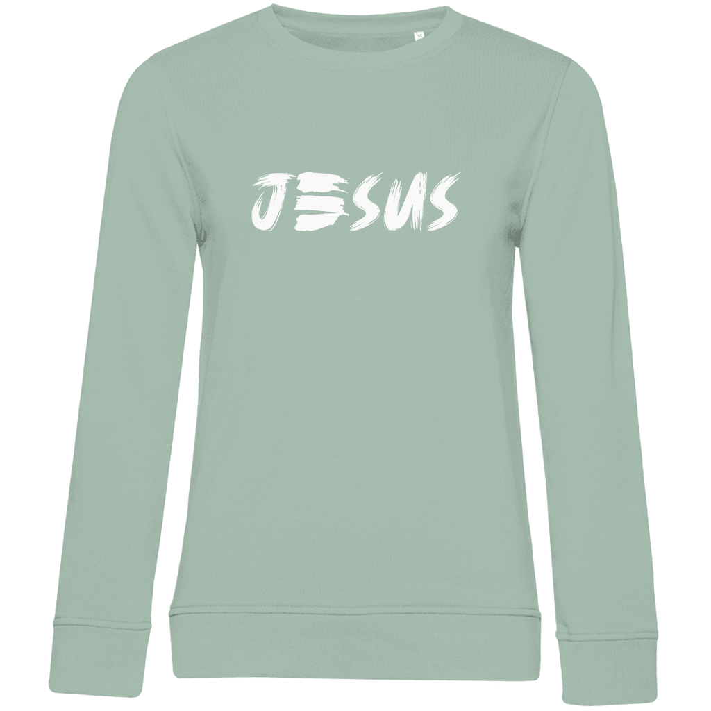Damen Premium Bio Sweatshirt "JESUS" - by-grace.store